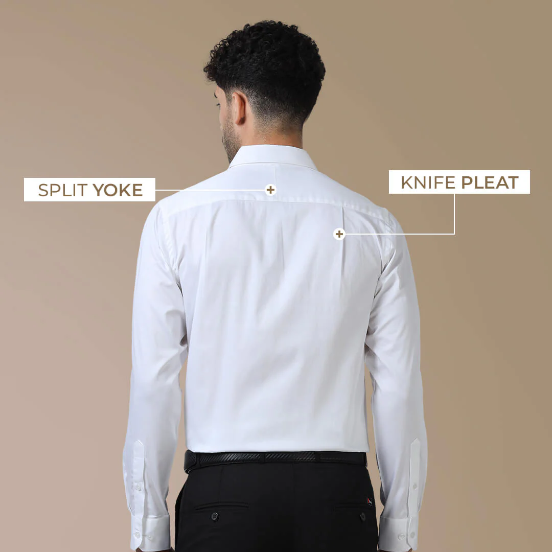 Cambridge Giza Cotton Shirt In Snow - Image 6